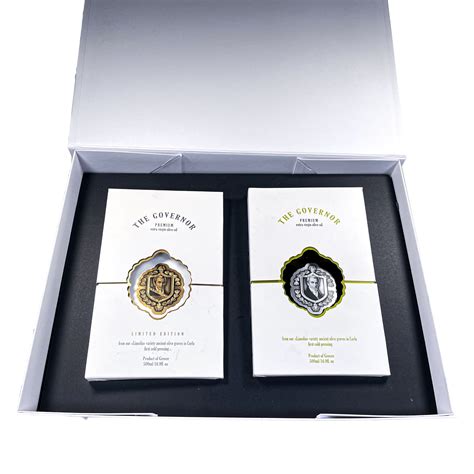 Coffret Cadeau De Luxe Huile D Olive Extra Vierge Premium The Governor