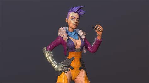 Cyber Girl 3d Model By Ksenia Prudnichenko Alliceloo [f22f99f] Sketchfab