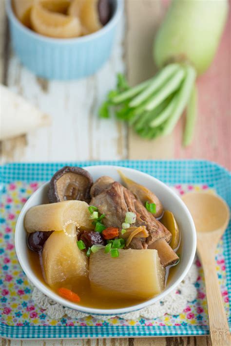 Daikon Pork Ribs Soup Recipe NoobCook