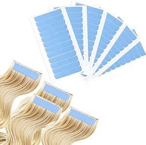 Simarro 144Pcs Hair Extension Tape Tabs Double Sided Adhesive Wig