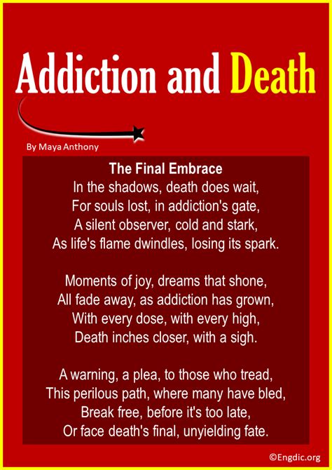 16 Best Short Poems About Addiction Engdic