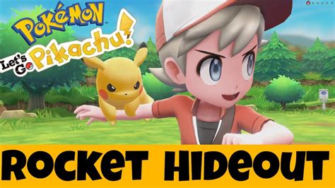 Pokemon Let S Go Celadon City Team Rocket Hideout Walkthrough YouTube