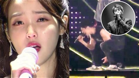 Iu Bursts Into Tears During Performance Yunho Cries Out On Stage