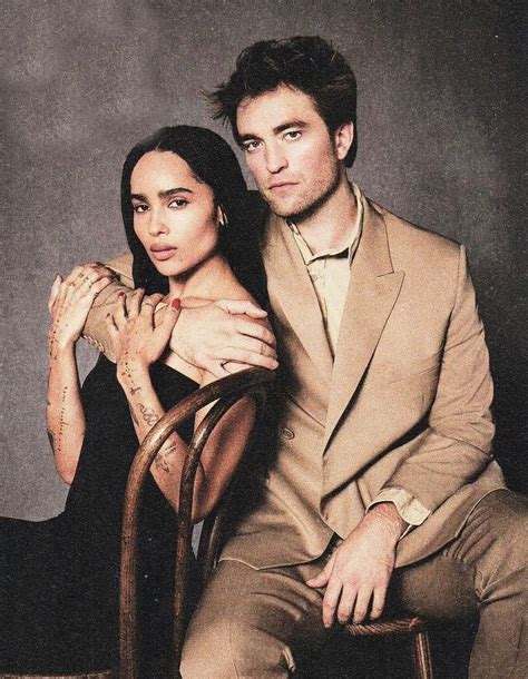 Robert Pattinson And Zoë Kravitz For Cinema Magazine R Robertpattinson