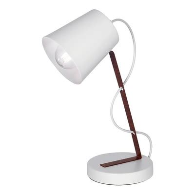 Luz Desing Lampara Velador Mesa Rodby Blanco Apto Led Deco Moderno Lk