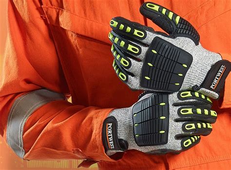 Portwest Anti Impact Cut Resistant Glove Industrial Workwear