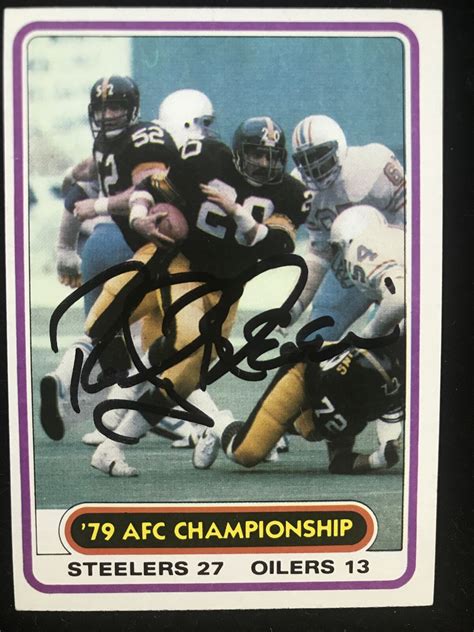 Rocky Bleier Notre Dame Pittsburgh Steelers Autographed Card Ebay