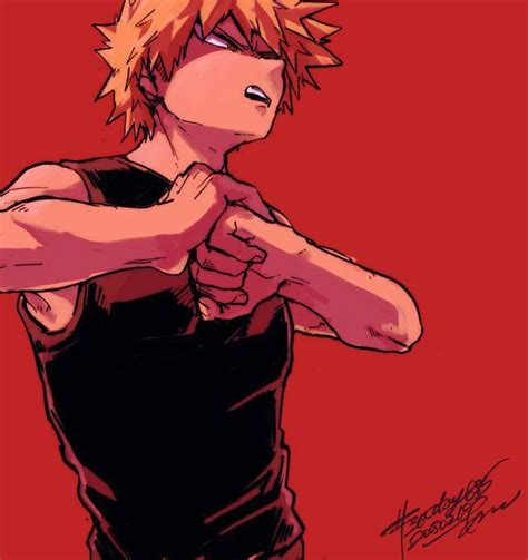 My Hero Academia Bnha Katsuki Bakugo Kacchan Pelo De Chico