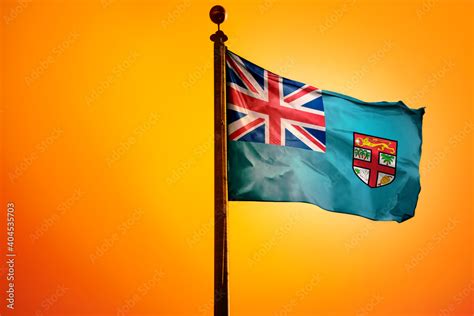 Fiji Flag, Flag Design Study Stock Illustration | Adobe Stock