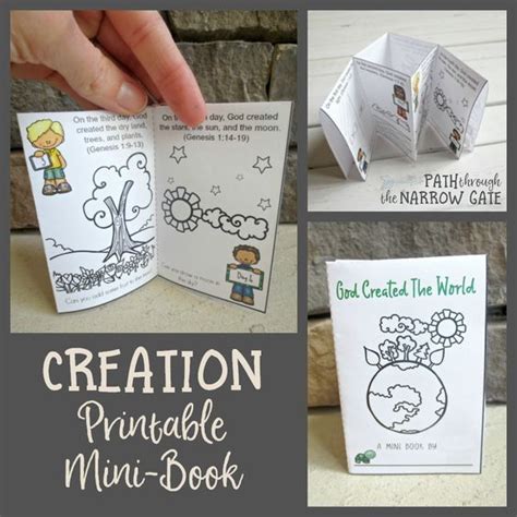 This Creation Printable Mini Book Is A Perfect Way To Teach Kids The