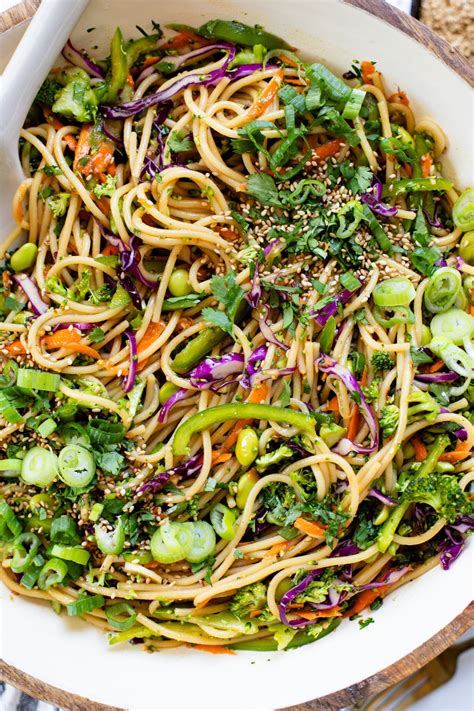 Sesame Ginger Noodle Salad This Savory Vegan