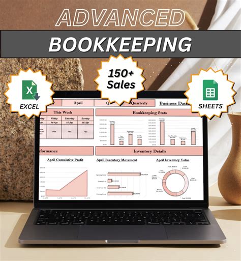 Bookkeeping Spreadsheet Template, Google Sheets Bookkeeping, Excel ...