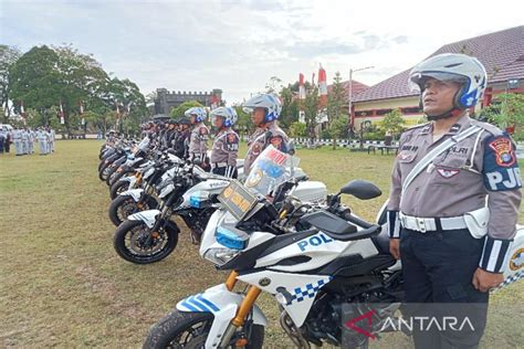 Polda Kalteng Gelar Operasi Keselamatan Tekan Angka Laka Lantas