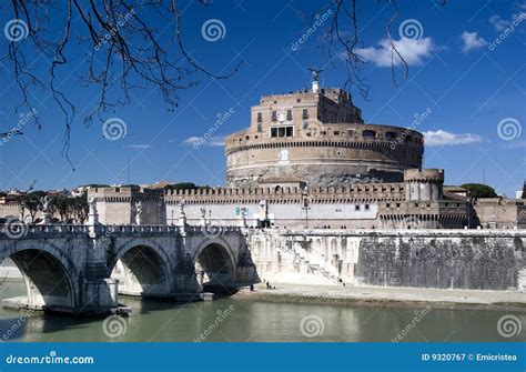 Castle Sant Angelo in Rome stock image. Image of empire - 9320767