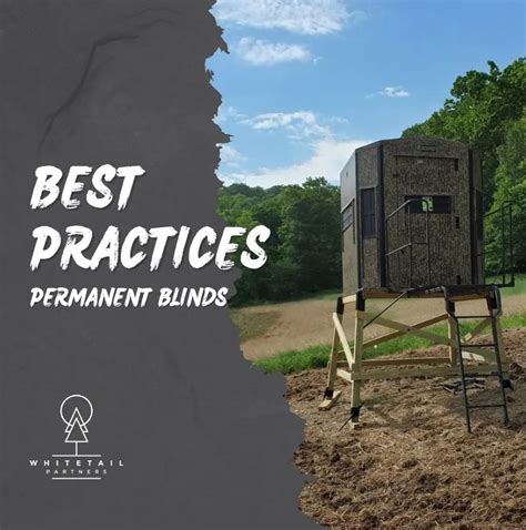 Best Practices For Permanent Deer Blinds