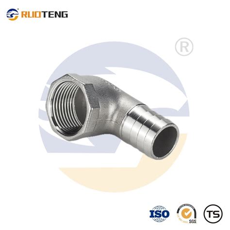 Ruoteng China Factory Female Thread Stainless Steel Barb Hose Tail