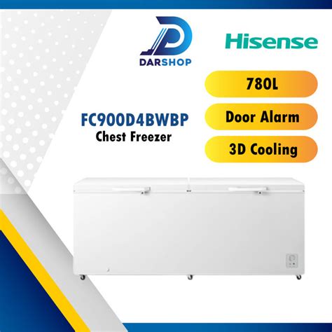 Hisense Chest Freezer 780L FC900D4BWBP Lazada