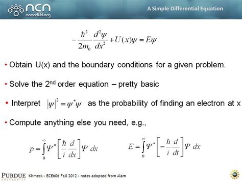 Nanohub Org Resources Ece Lecture Emergence Of Bandstructure