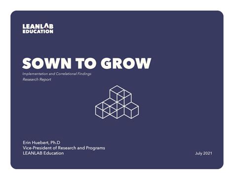 Sown to Grow — Leanlab Education