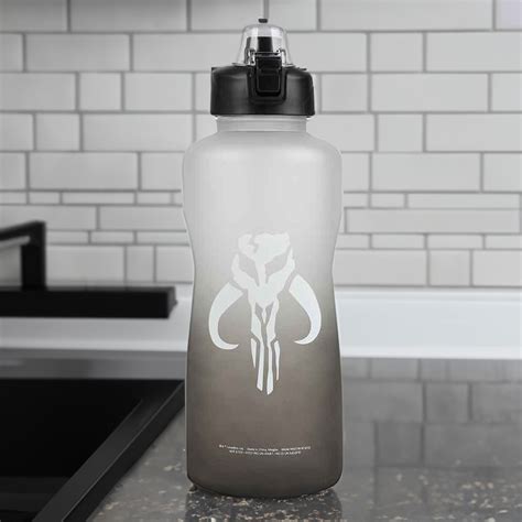 Star Wars The Mandalorian Motivational Water Bottle 2 Lt Collectors Outpost