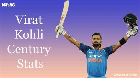 Virat Kohli Stats : Century, ODI, Test, T20 , Ranji Trophy Career Year ...