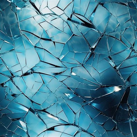 Realistic Cracked Glass Texture Background Stock Illustration - Illustration of brick, stone ...