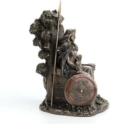 Celtic Queen Medb of Connacht Figurine - Cold Cast Bronze — FairyGlen Store