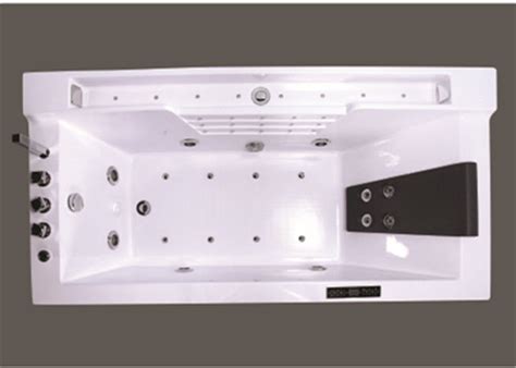 Hydromassage Jacuzzi Whirlpool Bath Tub With 1500w Heater 4 Back Jets