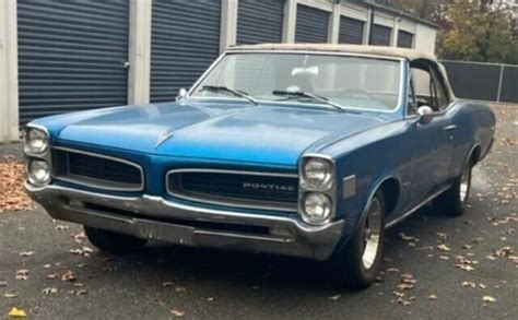 GTO Clone Candidate 1966 Pontiac LeMans Convertible Barn Finds