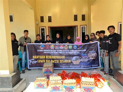 BEM FST Dan IKA Teknik USN Kolaka Salurkan Bantuan Untuk Korban Banjir