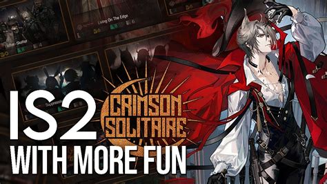 Crimson Solitaire With Big Improvements Deep Investigations