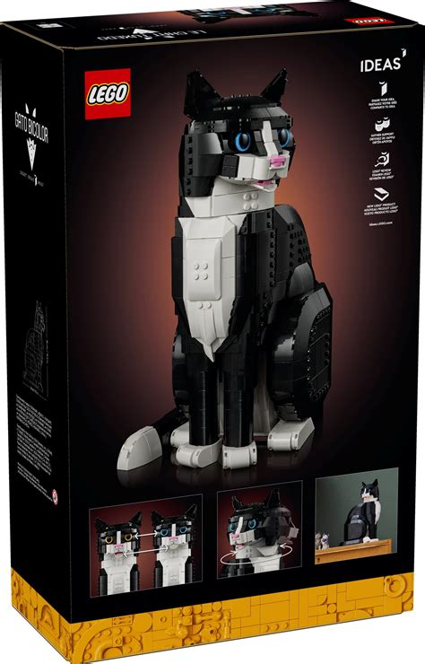 Miau! LEGO Ideas 21349 Schwarz-weiße Katze offiziell vorgestellt ...