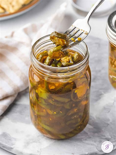 Candied Jalapeños Recipe Cowboy Candy Belly Full