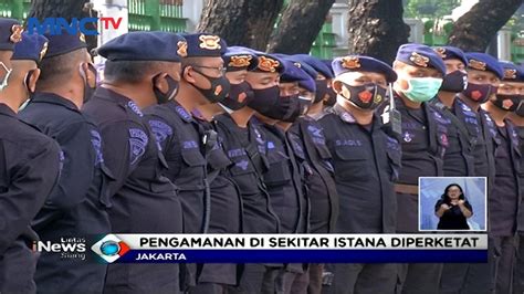 Ratusan Brimob Dan Sabhara Disiagakan Untuk Mengamankan Aksi Demo UU