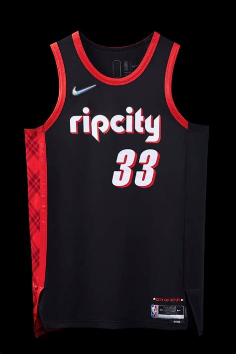 Portland Trail Blazers City Edition Uniform Rip City