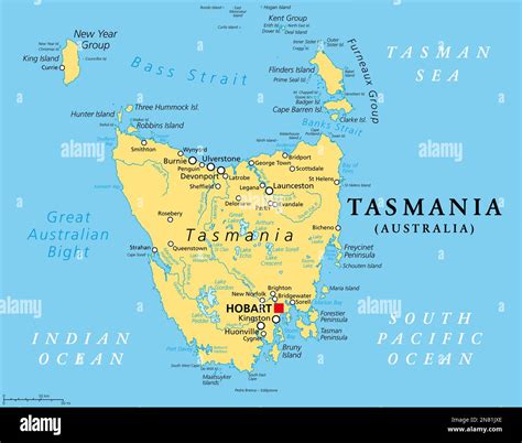 Tasman Sea On World Map