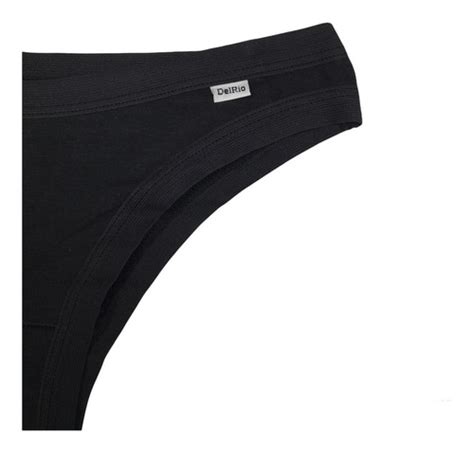 Kit Calcinhas Adulto Delrio Tanga Biqu Ni Cotton Lingerie Parcelamento Sem Juros
