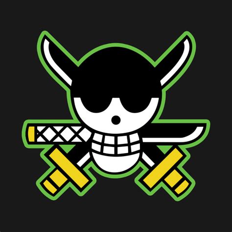 Roronoa Zoro Pirates Logo Roronoa Zoro T Shirt Teepublic One