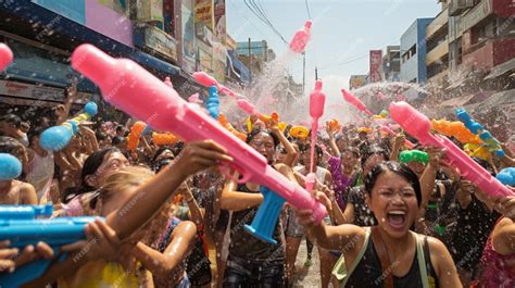 Premium Photo | Songkran festival in thailand