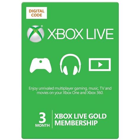 Xbox Live Gold Microsoft Xbox