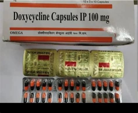 Doxycycline Capsules I P 100mg At Rs 40 Stripe Doxycycline Hyclate Capsule In Nagpur Id