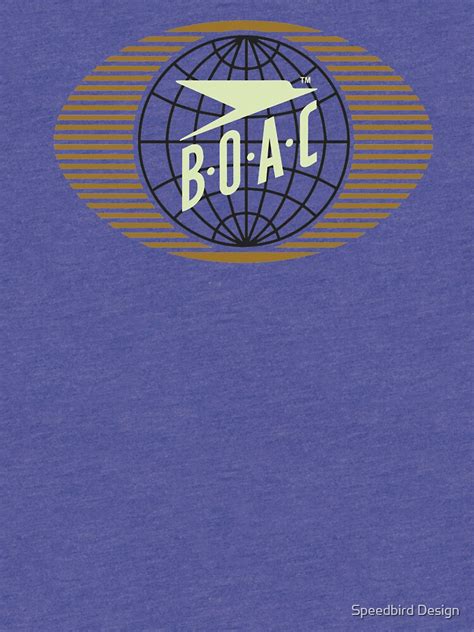 "Classic 1950's BOAC™ Logo" T-shirt by GetSpeedbird | Redbubble