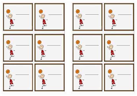 Free Printable Basketball Name Tags Download Free Printable Basketball