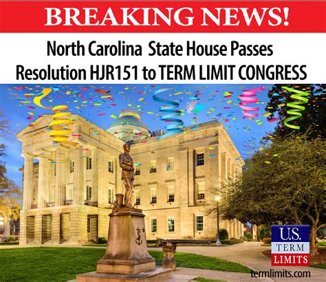 North Carolina House Passes Resolution To Term Limit Congress U S