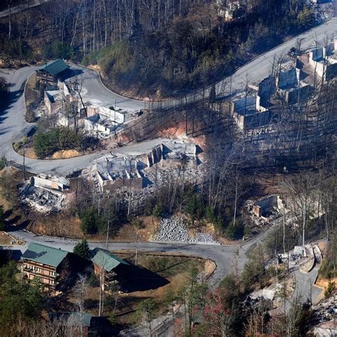 Pigeon Forge Gatlinburg Tennessee Wildfires