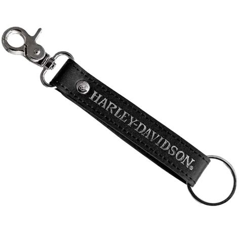 Harley Davidson Willie G Skull Vinyl Strap Key Chain Black Pl4542 Daytona Harley Davidson