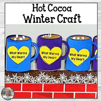 Winter Cocoa Mug Craft And Writing Project Hot Chocolate Craft Activity