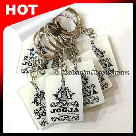 Jual Souvenir Gantungan Kunci Jogja Mrt Tugu Jogja Never Ending