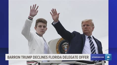 Barron Trump Declines Serving As Rnc Delegate For His Father