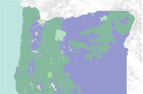 Generalized Zoning For The State Of Oregon Data Basin